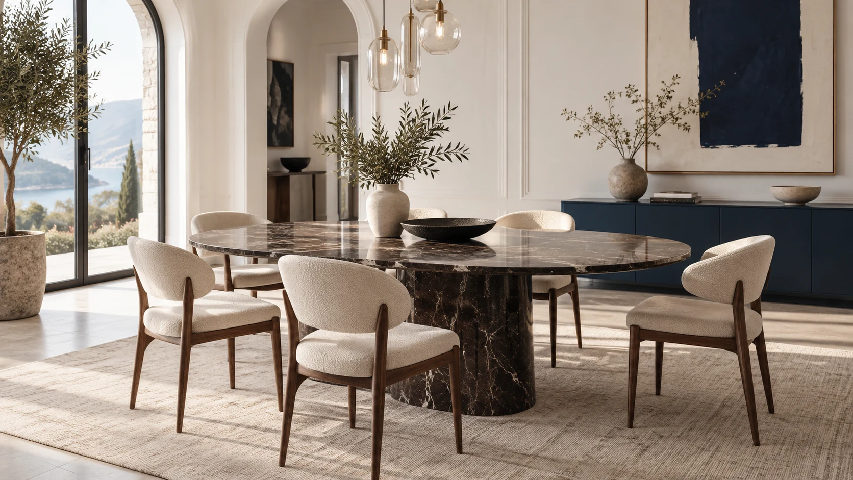 Measuring a dining area